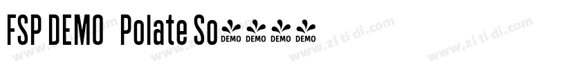 FSP DEMO   Polate So字体转换